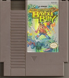Adventures of Bayou Billy - 72 pins 8bit game cartridge